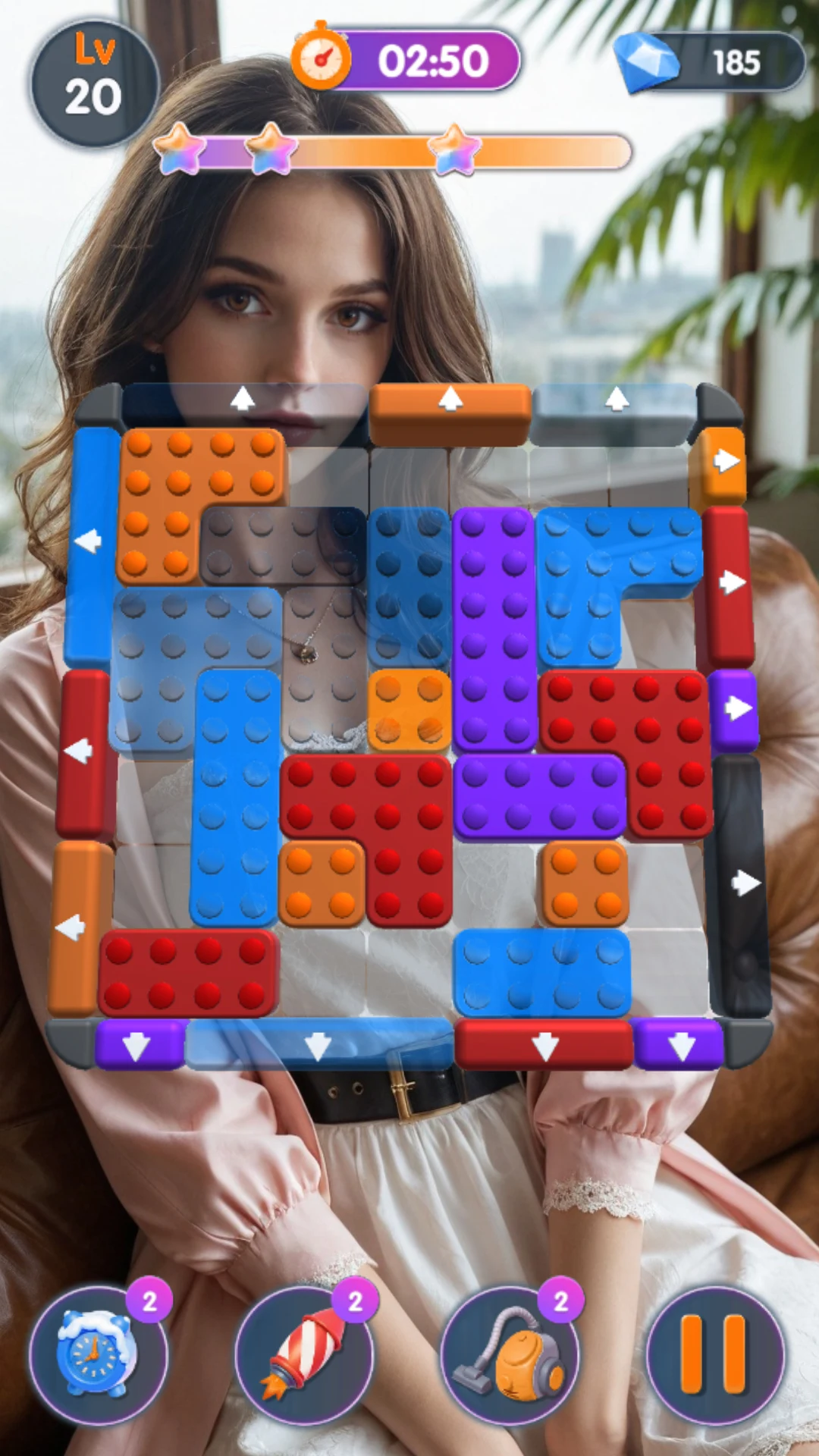 Lover Block Escape -Slide Away screenshot
