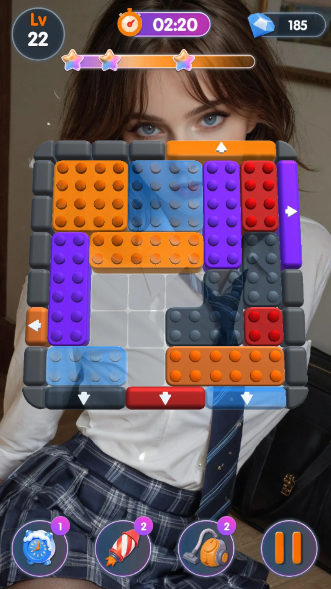 Lover Block Escape -Slide Away screenshot