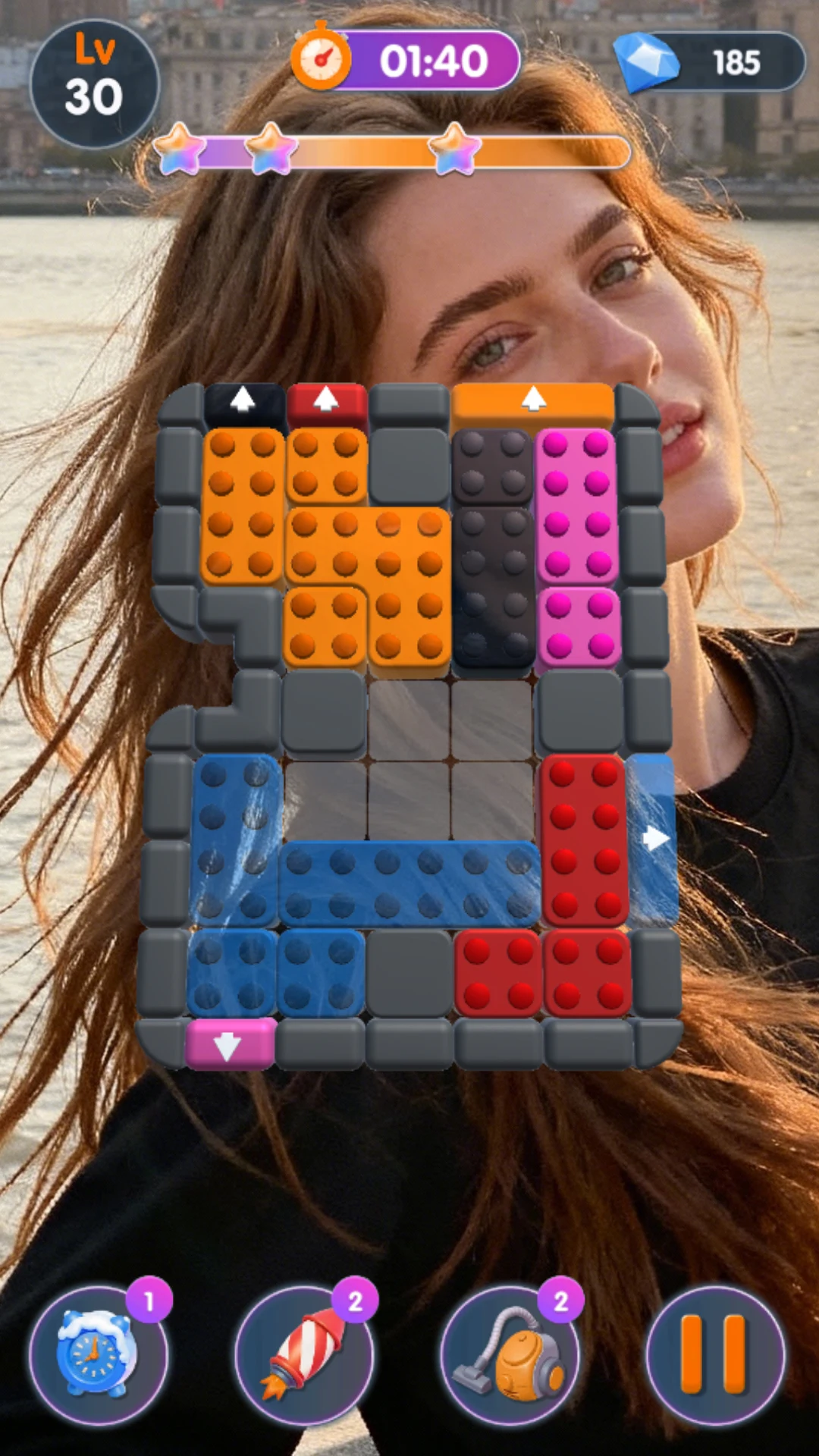 Lover Block Escape -Slide Away screenshot